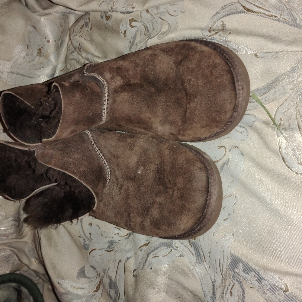 Brown Suede UGG Ankle Boots